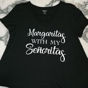 Mossimo Supply Co. Black Tee with White Text